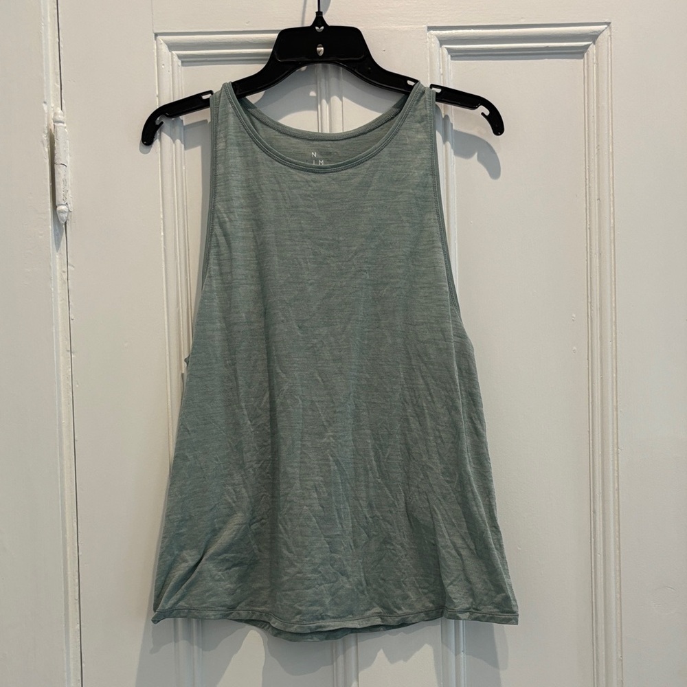 Nimble brand athletic Tank Top in Sage size L